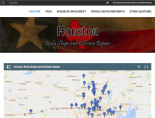 Tablet Screenshot of houstonbodyshops.net